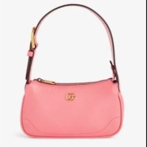 Aphrodite brand plaque leather shoulder bag